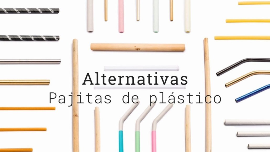 Alternativas pajitas plastico